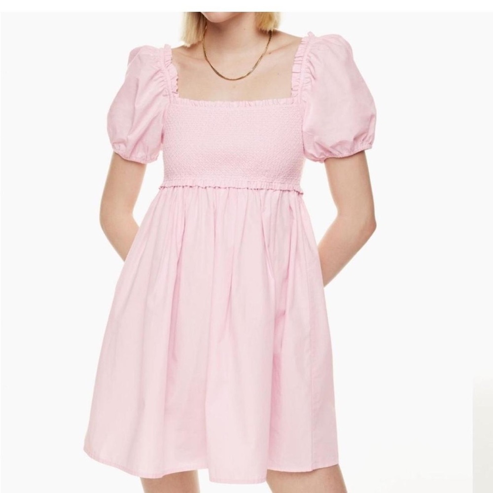 Aritzia Sun•deh Pink Babydoll Dress